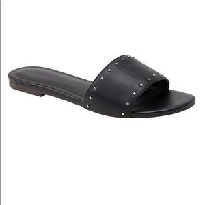 Like New Banana Republic studded slide sandal.